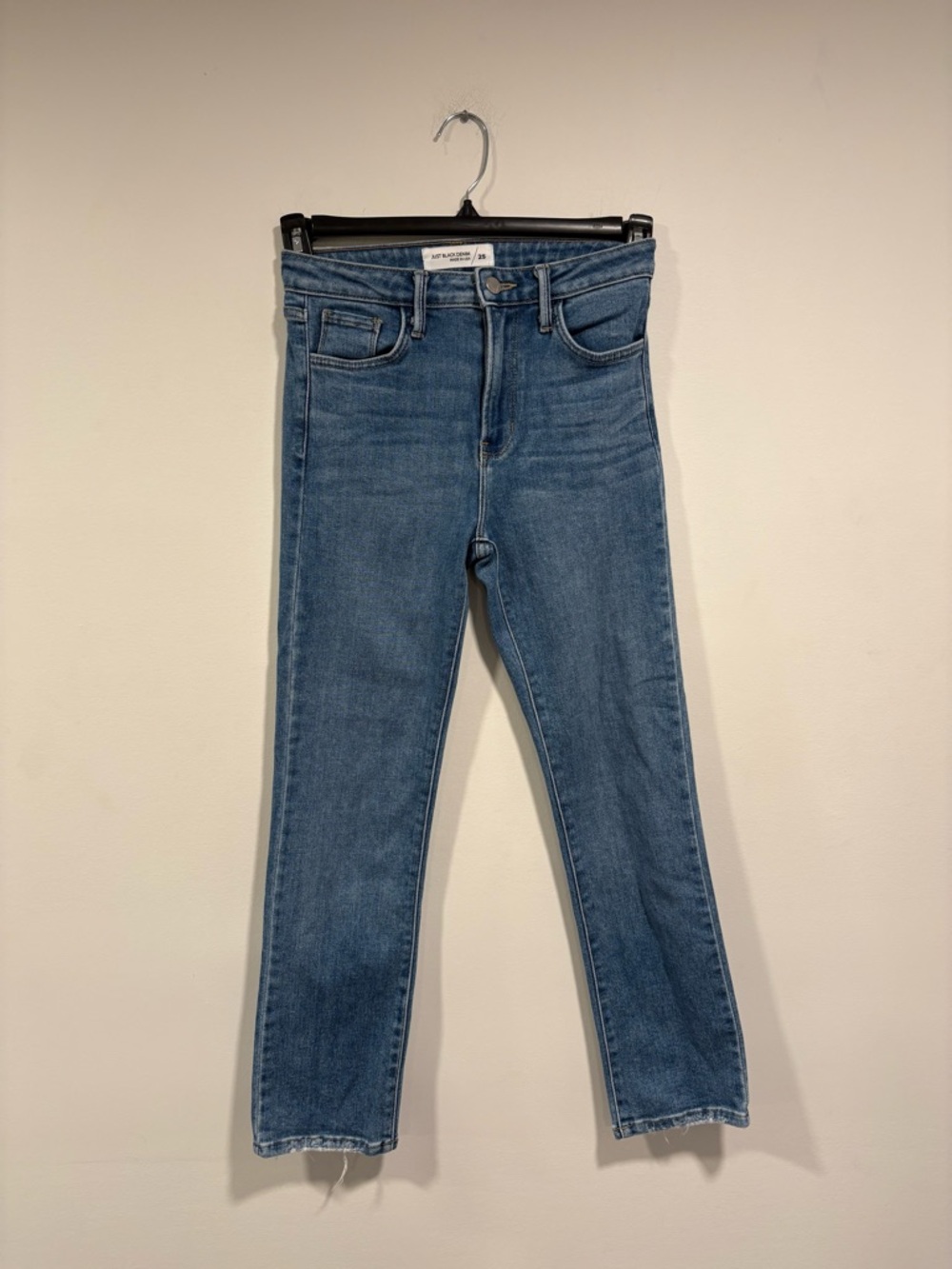 Just Black Light Wash High-Rise Skinny Jeans